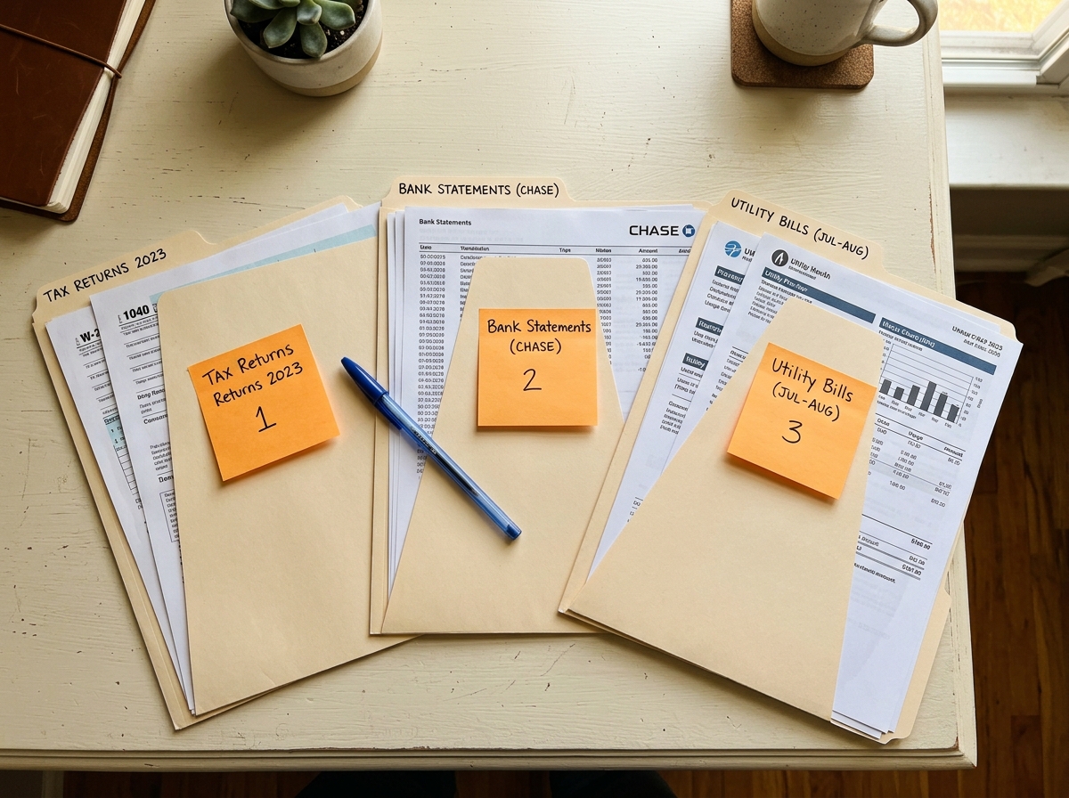 Three folders representing retirement accounts and tax choices